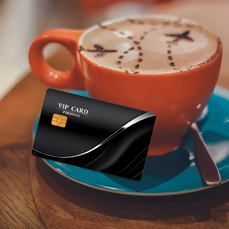 "2pcs Unique VIP Card"Credit Card Sticker used for EBT, transportation, keys, credit cards, debit cards, card skins, protect bank cards, no bubbles, High Quality, suitable for small chip cards