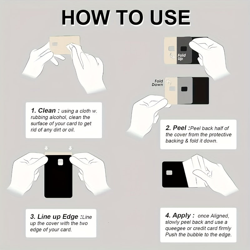 "Hip-hop Rap"Credit Card Sticker used for EBT, transportation, keys, credit cards, debit cards, card skins, protect bank cards, no bubbles, High Quality, suitable for small chip cards