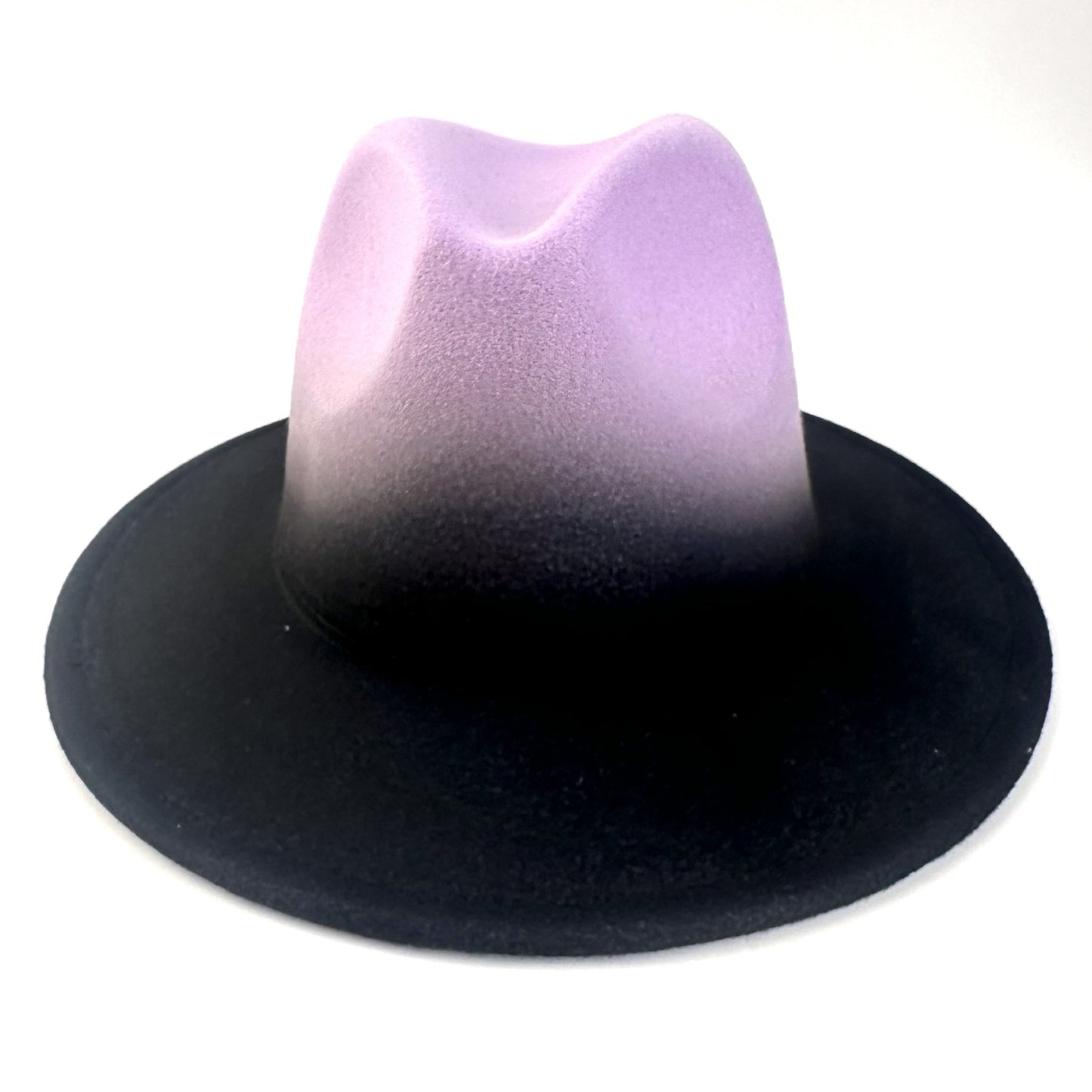 's Western Cowboy Hat - Wide Brim Gradient Blue/White/Navy/Dark Brown/Coffee Brown Felt, Funky Ombre Style for Rodeo, Country Music Festivals, Cowboy Parties - Durable & Hand Washable (No Feathers)