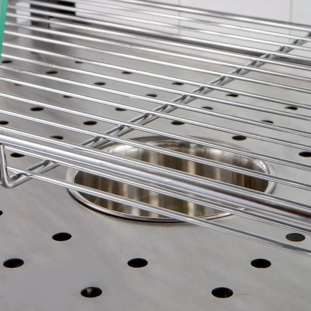 -for Barton Commercial 3-Tier Food Warmer W/27 Display Case 1200W Electric Buffet Restaurant Countertop Pizza Hot Dog