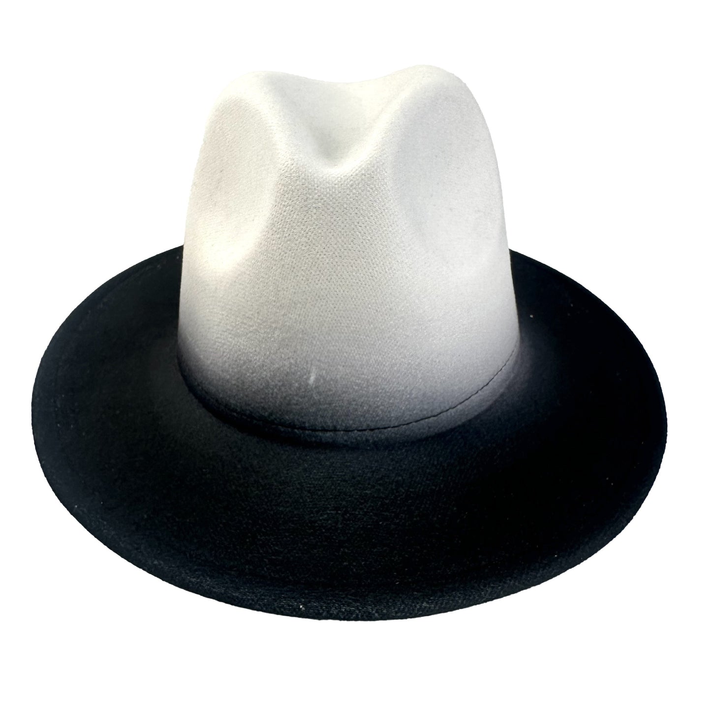 's Western Cowboy Hat - Wide Brim Gradient Blue/White/Navy/Dark Brown/Coffee Brown Felt, Funky Ombre Style for Rodeo, Country Music Festivals, Cowboy Parties - Durable & Hand Washable (No Feathers)