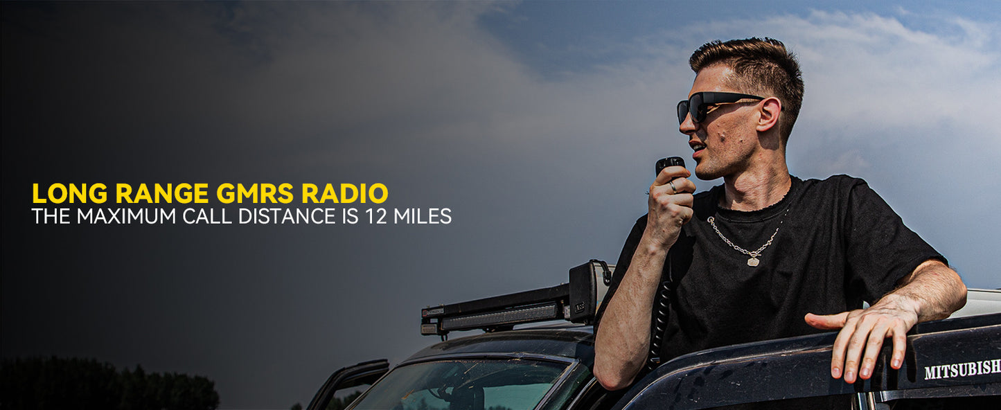 (Black 1Pack)Retevis RA87 GMRS Mobile Radio, 40W Mobile Transceiver Base Station with Cable, 8 Repeater Channels, Chirp, Dual Watch, Long Range Two Way Radio for Off-Road, Emergency Radio, Offroad Communication, Heavyduty Con